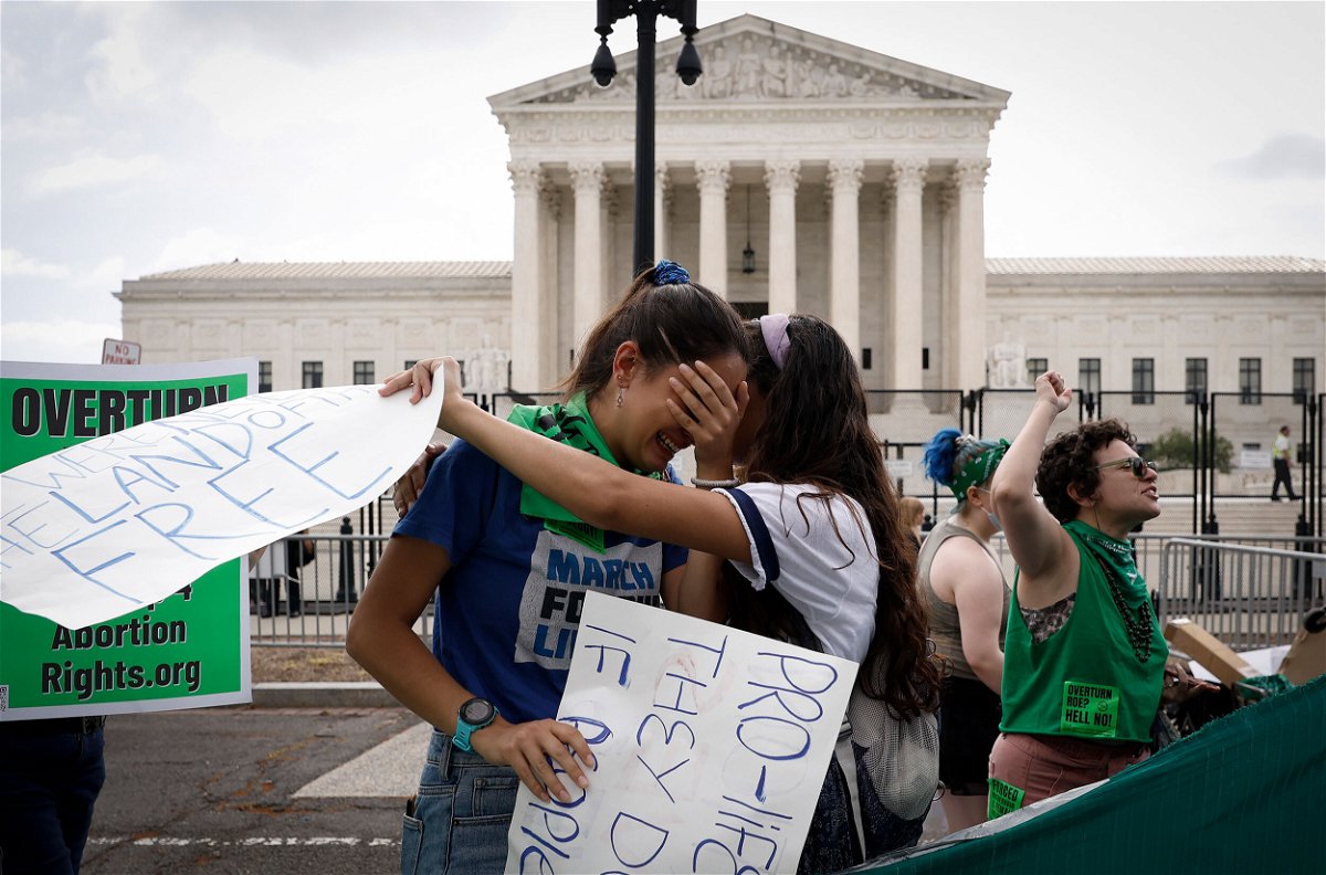<i>Anna Moneymaker/Getty Images</i><br/>A broad majority of Americans did not want to see Roe v. Wade overturned