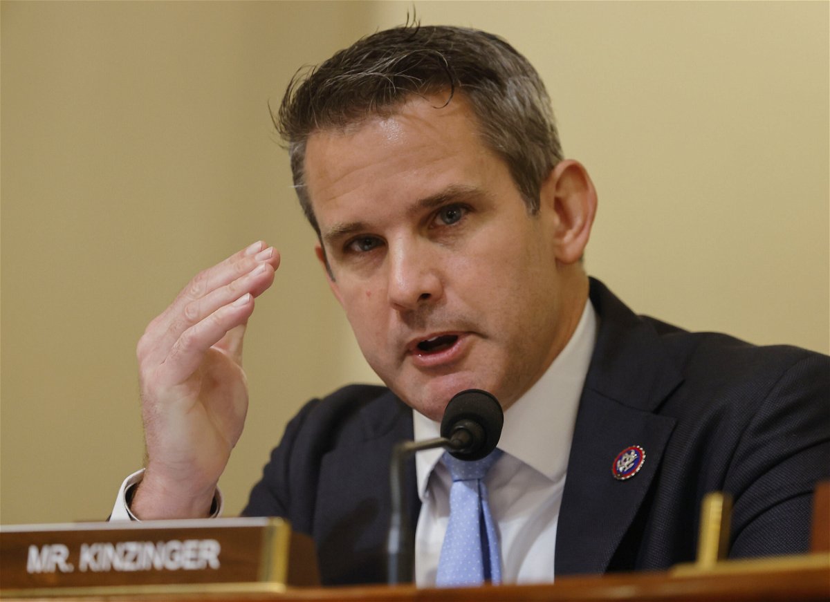 <i>Jim Bourg/Pool/Getty Images</i><br/>When Rep. Adam Kinzinger recently received a letter at his home threatening to execute him