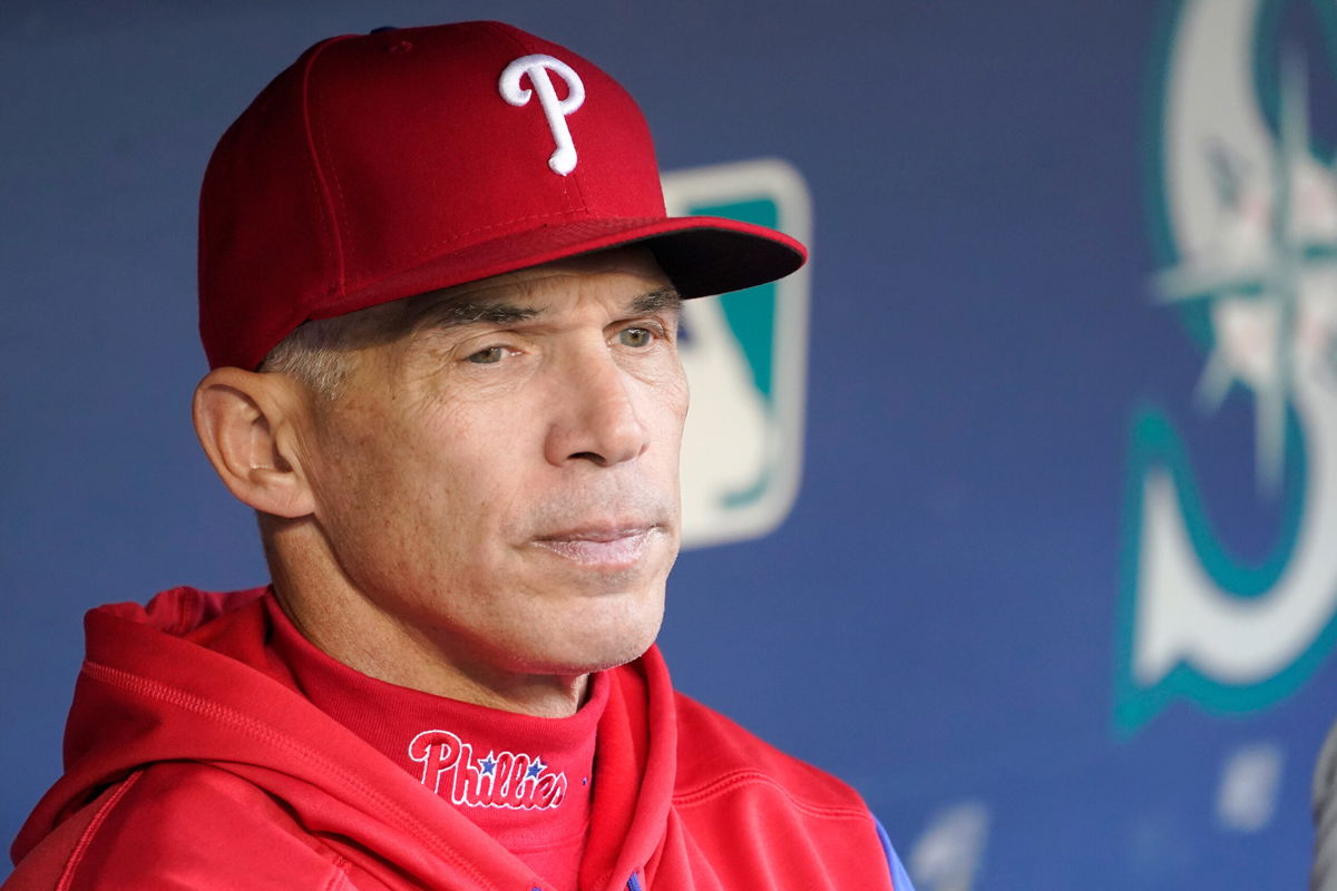<i>Ted S. Warren/AP</i><br/>Philadelphia Phillies manager Joe Girardi was fired June 3. He was in his third season as the team's manager.