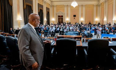 Chairman Rep. Bennie Thompson (D-MS) arrives for the month's second January 6