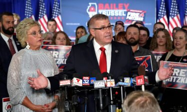 Republican gubernatorial primary candidate Darren Bailey