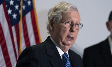 Senate Minority Leader Mitch McConnell was one of 15 Senate Republicans to vote to break a filibuster on a gun safety bill.