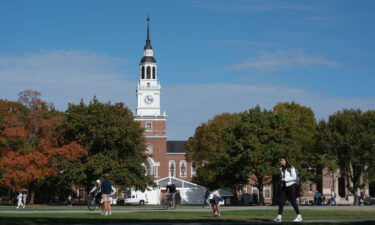 Baker-Berry Library on the campus of Dartmouth College in Hanover