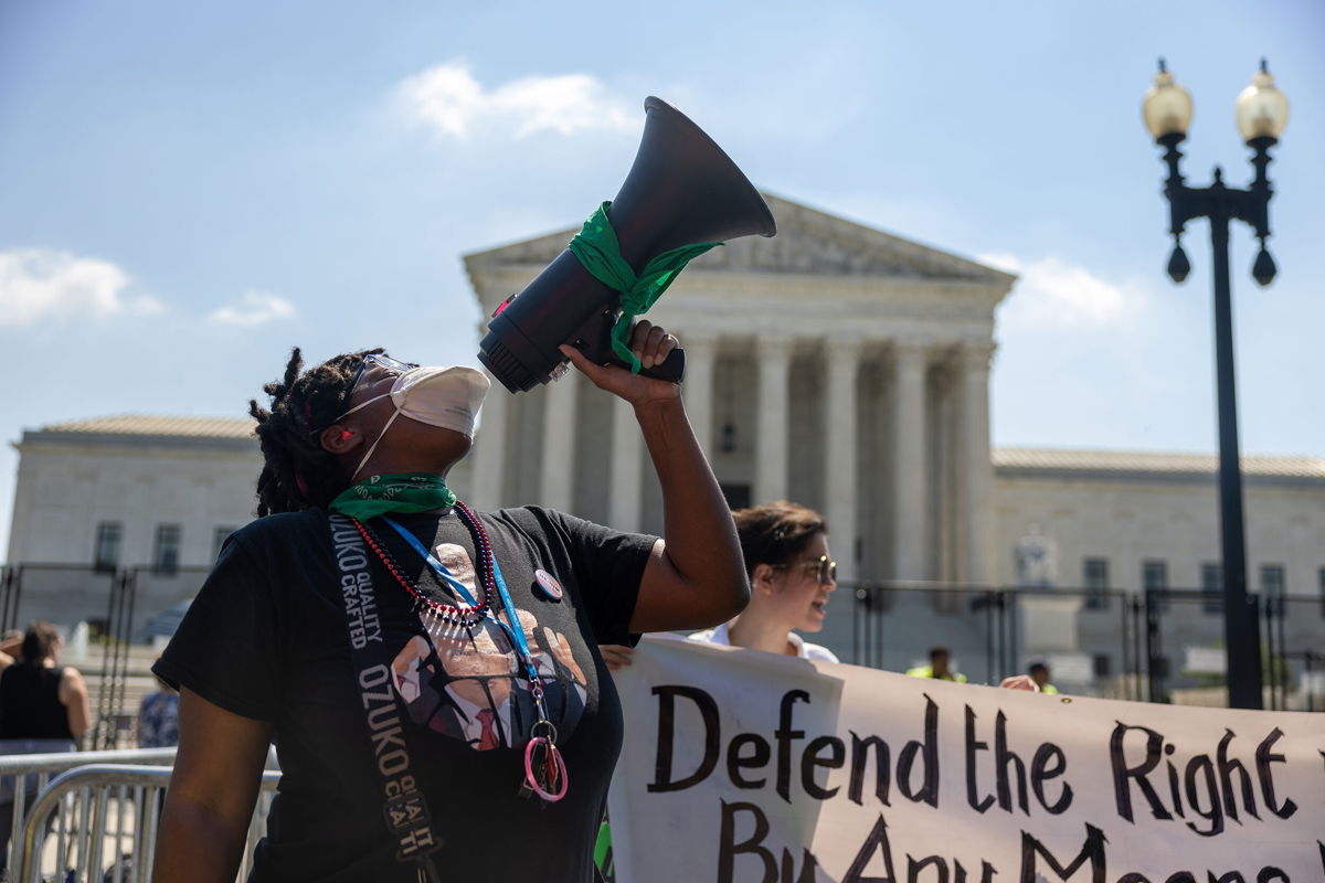 <i>Nathan Posner/Anadolu Agency/Getty Images</i><br/>President Joe Biden is bracing for a Supreme Court ruling that would strip away nationwide abortion rights in the US