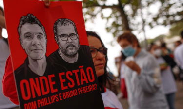 Brazilian President Jair Bolsonaro says the vanished British journalist Dom Phillips and Indigenous affairs expert  Bruno Araujo Pereira who went missing in a remote region of the Amazon