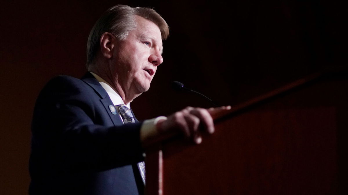 <i>John Locher/AP</i><br/>Republican voters in Nevada will decide on June 14 whether a vocal proponent of false fraud claims about the 2020 election will become their party's choice to oversee the 2024 elections in this presidential battleground state.