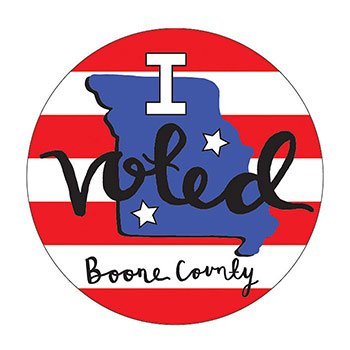 I voted Boone County sticker