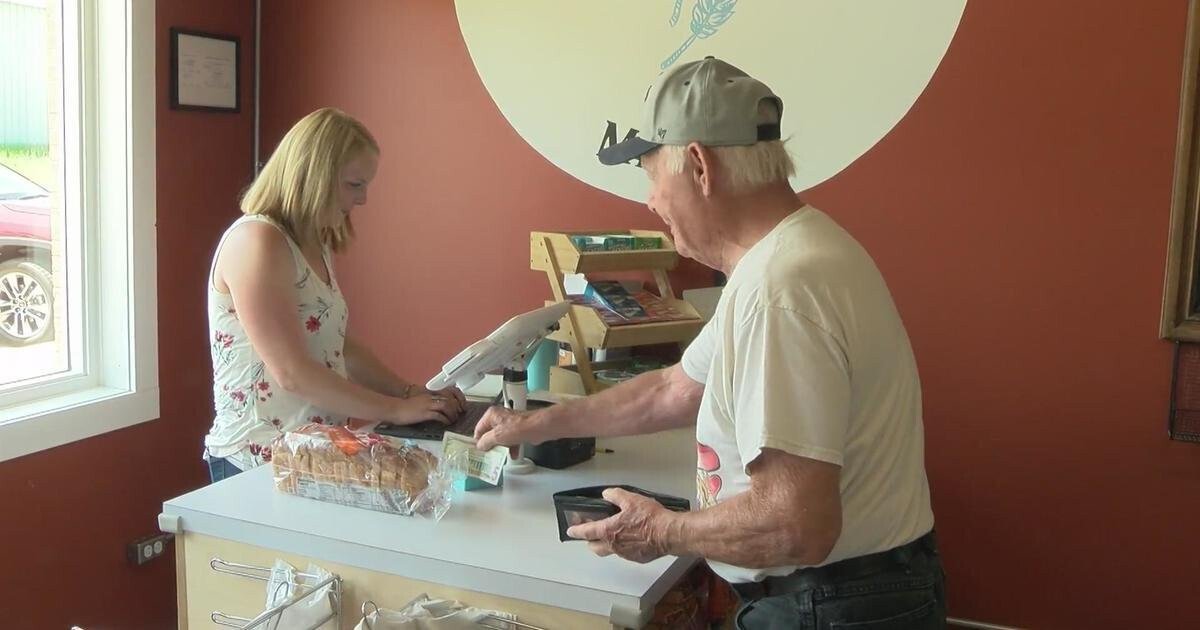 <i>WCCO</i><br/>Caileen Ostenson and her husband Alex Ostenson knew a traditional grocery store wouldn't make it in a town of 600.