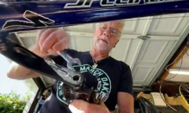 Billy Bradford says working on bicycles in his garage is a labor of love.