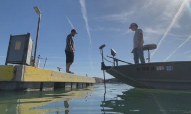 A father and son have been documenting their daily discoveries from the receding waters of Lake Mead