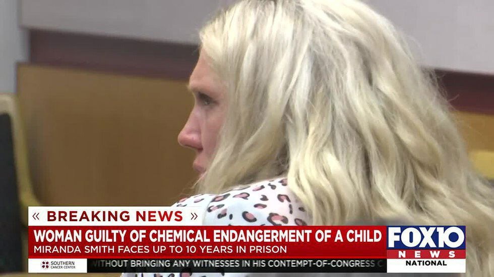 <i>WALA</i><br/>Miranda Jane Smith pleaded guilty to chemical endangerment in May. On Thursday