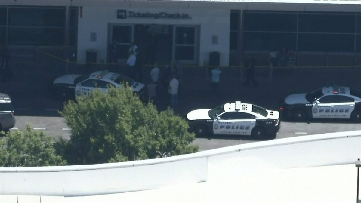 <i>KTVT</i><br/>A woman allegedly fired gunshots at Dallas Love Field Airport on Monday before she was shot by an officer