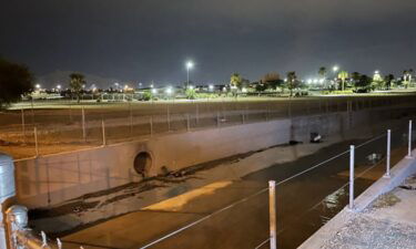 A body washed up in a monsoon runoff in North Las Vegas.