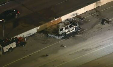 A tow truck driver pulled a Harris Co.deputy from a fiery crash on the East Beltway.