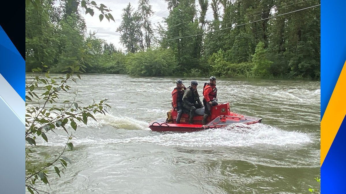 <i>Albany FD</i><br/>A family of six was rescued from the Santiam River on Wednesday