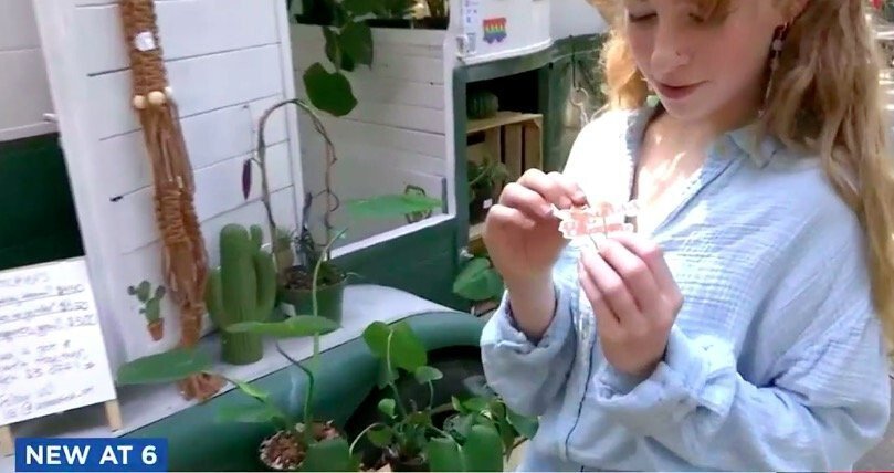 <i>WGCL</i><br/>A Georgia teenager turned to plants to help her through the pandemic. Now