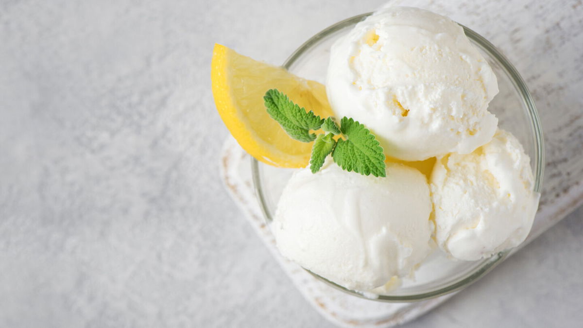 <i>Oksana Bratanova/Adobe Stock</i><br/>Homemade lemon ice cream