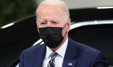 President Joe Biden pictured on November 1