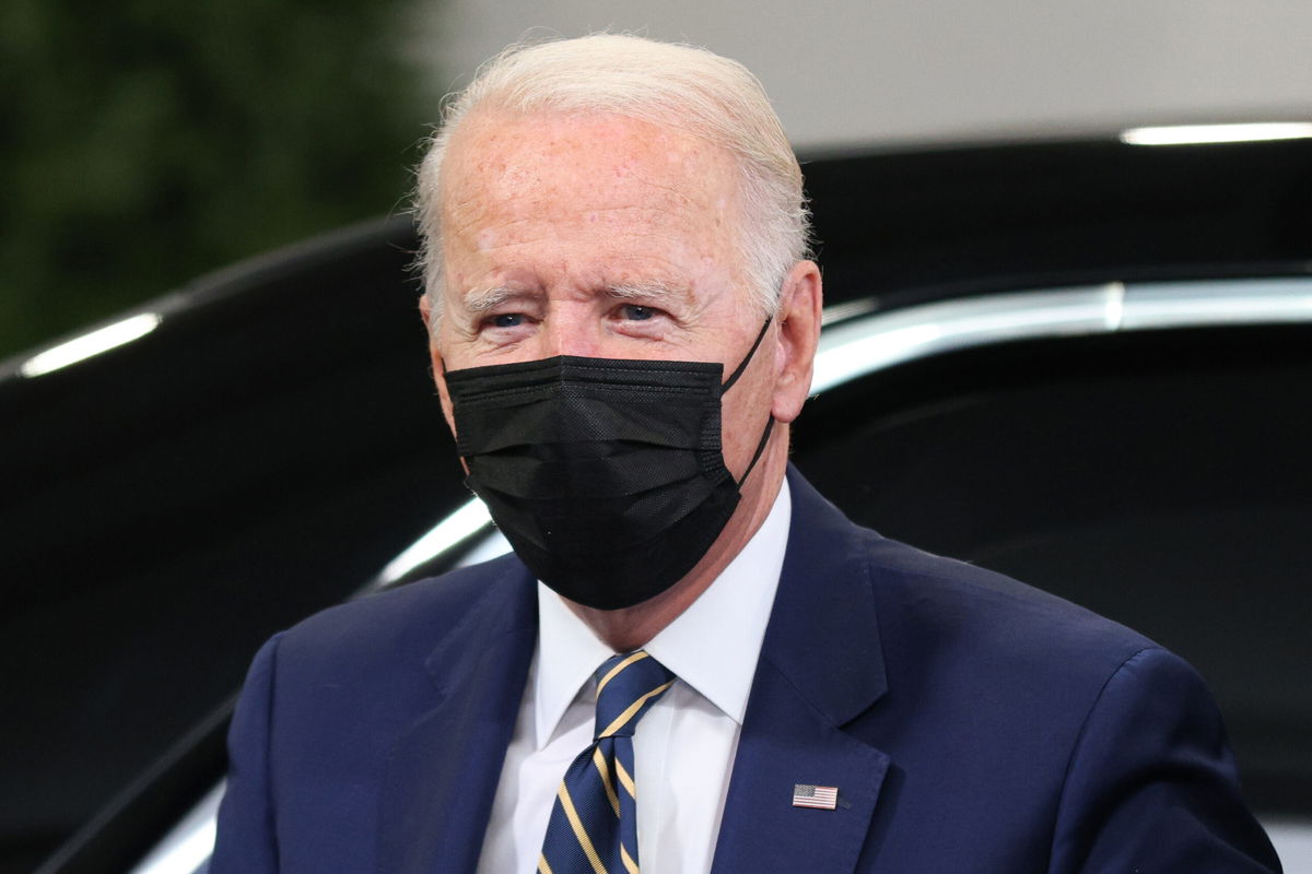 <i>Pool/Getty Images Europe/Getty Images</i><br/>President Joe Biden pictured on November 1