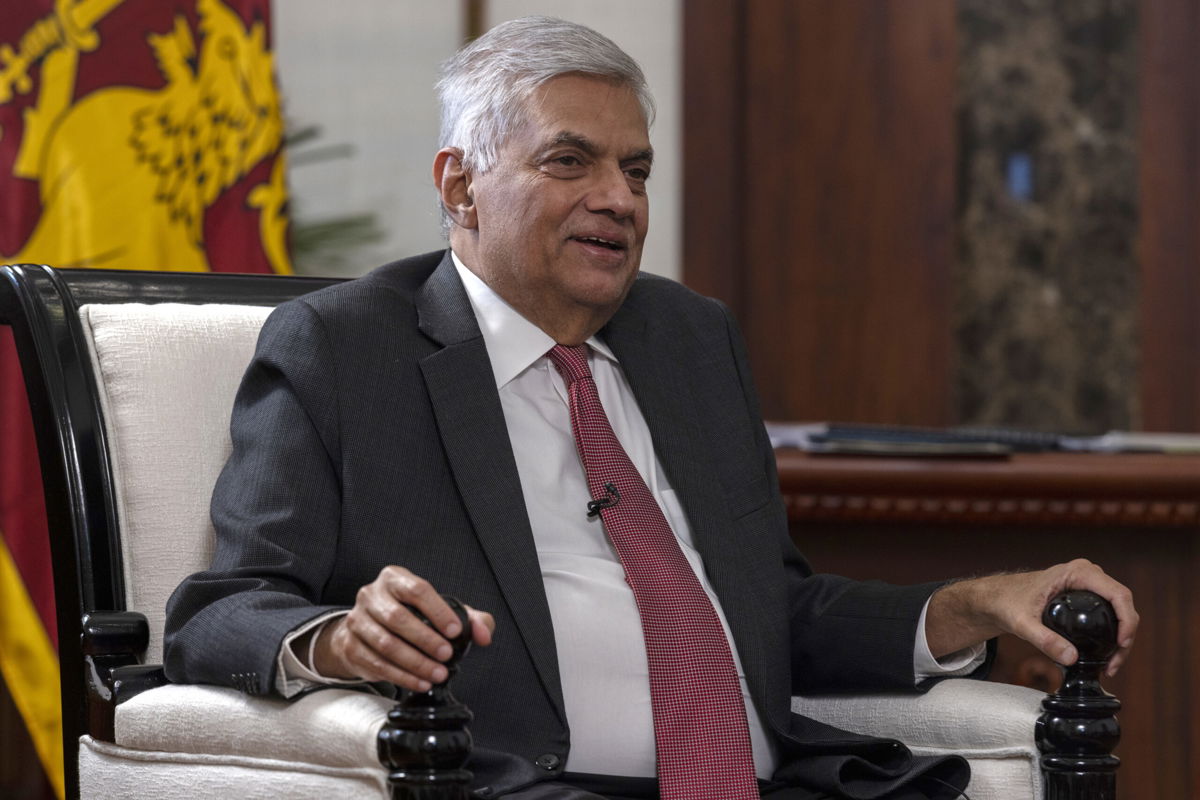 <i>Buddhika Weerasinghe/Bloomberg/Getty Images</i><br/>Sri Lankan lawmakers on July 20 elected former Prime Minister Ranil Wickremesinghe as President of the crisis-hit South Asian country