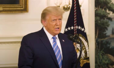Former President Donald Trump makes remarks on January 7