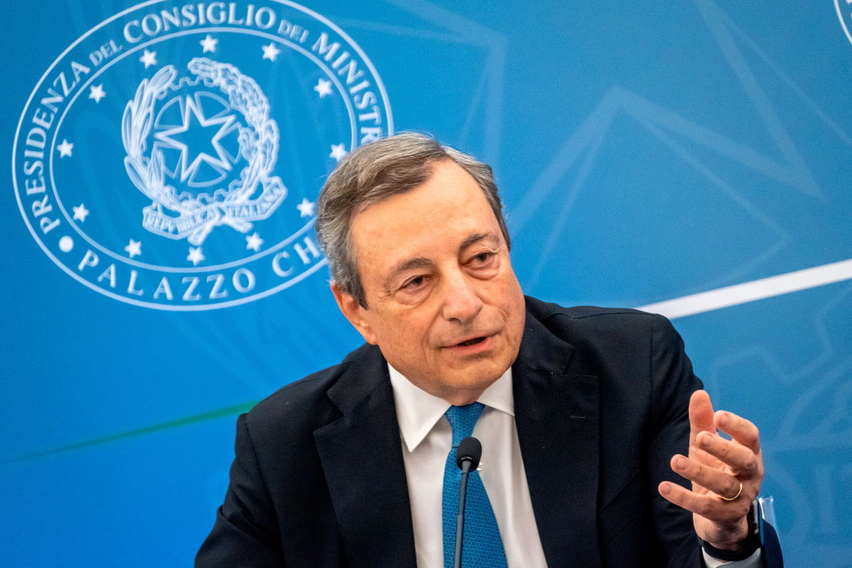 <i>Mauro Scrobogna/AP</i><br/>Italy's Prime Minister Mario Draghi's coalition government lost 5-Star movement's support.