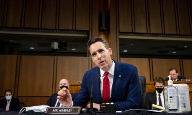 Republican Sen. Josh Hawley of Missouri was accused by a law professor of engaging in a line of transphobic questioning during a hearing Tuesday on the legal consequences of the Supreme Court's reversal of Roe v. Wade.