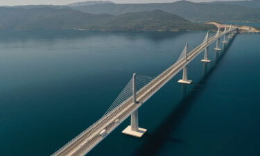 The long-awaited Peljesac bridge has just opened in Croatia