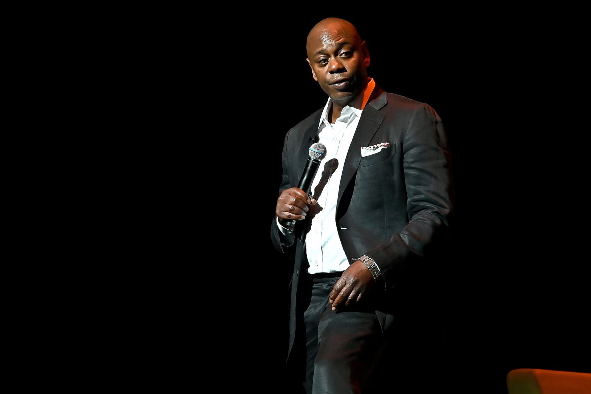 <i>Shannon Finney/Getty Images</i><br/>Dave Chappelle speaks onstage at the Duke Ellington School of the Arts on June 20 in Washington