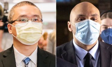J. Alexander Kueng (R) and Tou Thao (L) were each convicted in February of violating Floyd's civil rights and of failing to intervene to stop their colleague Derek Chauvin during the restraint.