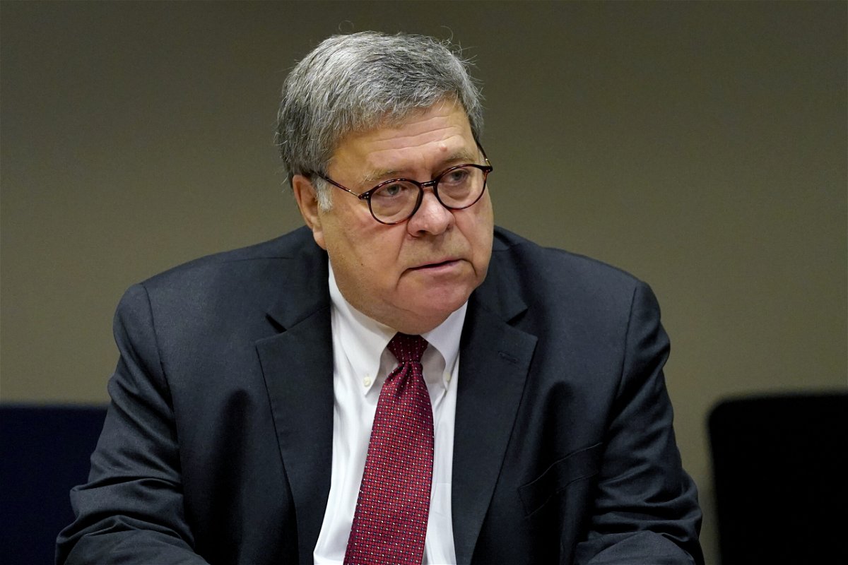<i>Jeff Roberson/AP Photo/Bloomberg/Getty Images</i><br/>Voting technology company Smartmatic on July 28 subpoenaed former Attorney General Bill Barr in its $2.7 billion defamation lawsuit against Fox News