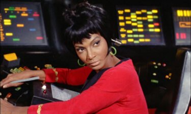 Nichelle Nichols as Lt. Nyota Uhura in a 1967 episode of "Star Trek: The Original Series."  Nichols has died at age 89