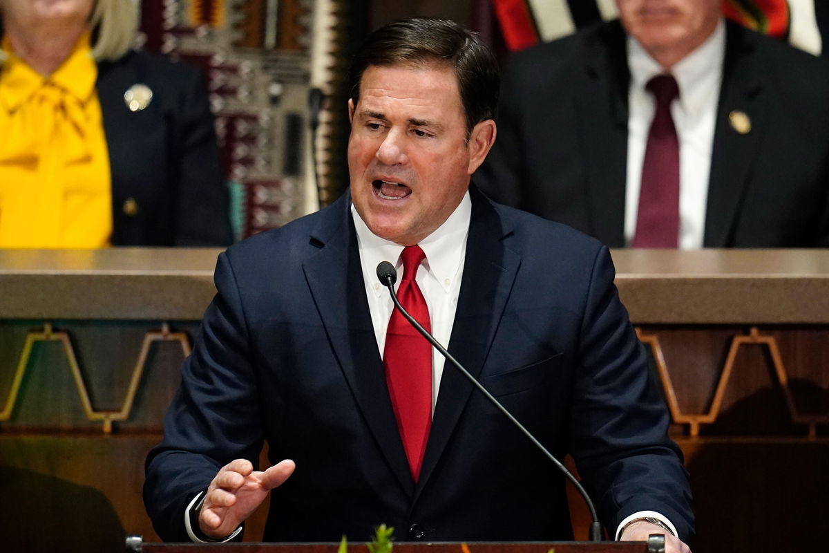 <i>Ross D. Franklin/AP</i><br/>Arizona Republican Gov. Doug Ducey