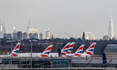 British Airways passenger aircraft at London Heathrow Airport