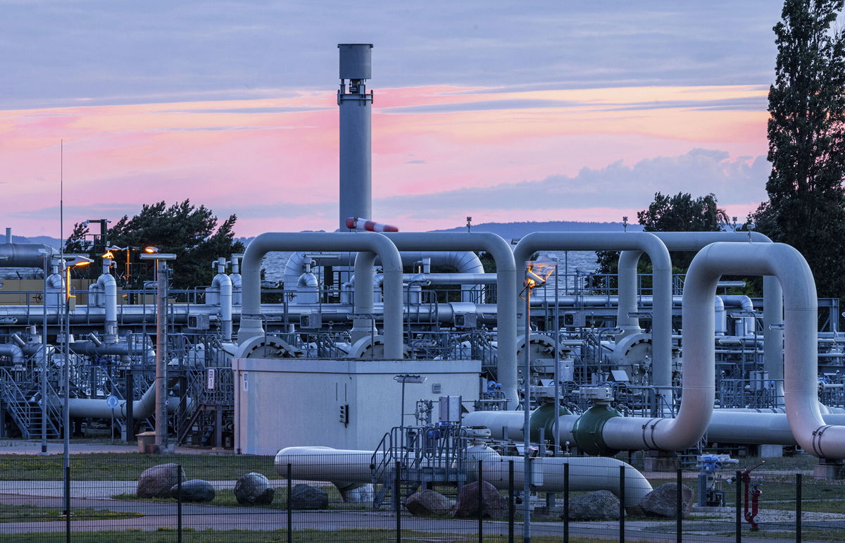 <i>Jens Buettner/dpa/AP</i><br/>Seen here is the gas receiving station of the Nord Stream 1 Baltic Sea pipeline in Lubmin