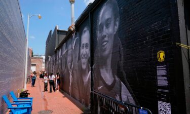 Dozens of family members of Americans detained abroad gathered in Washington to unveil a mural of their loved ones