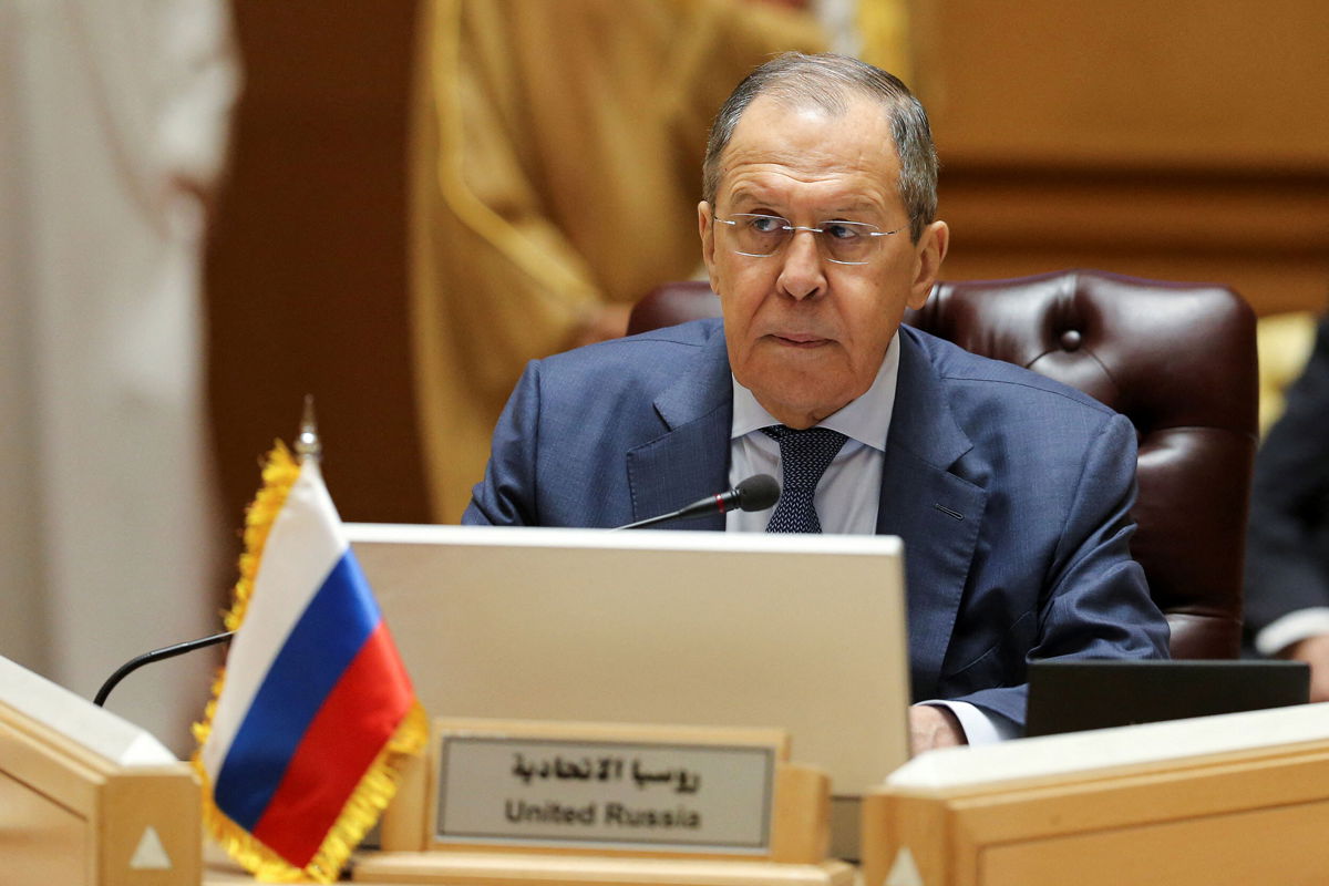 <i>Ahmed Yosri/Reuters</i><br/>Russian Foreign Minister Sergey Lavrov is seen here in Riyadh