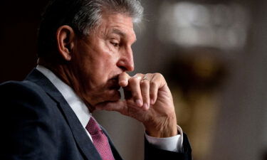 Senator Joe Manchin (D-WV) listens during a Senate Armed Services Committee on Afghanistan