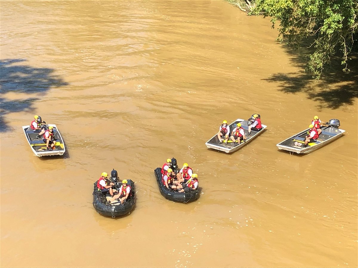 MO-TF1 remains in staging and ready to deploy to any mission as needed by the State of Kentucky. The team took advantage of their down time and do a lot of training including boat and water training on August 9.