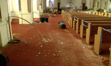 Pastor Jack Hill says it's going to cost thousands of dollars to repair the damage.