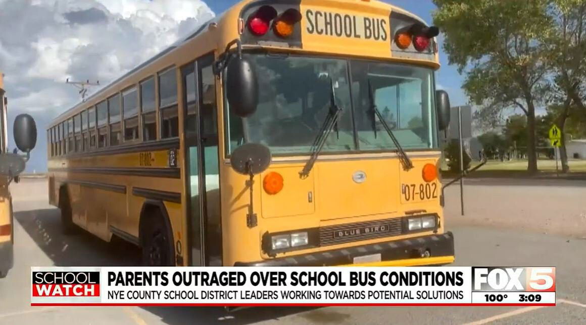 <i>KVVU</i><br/>Parents are outraged their kids are riding to school in buses with no air conditioning.