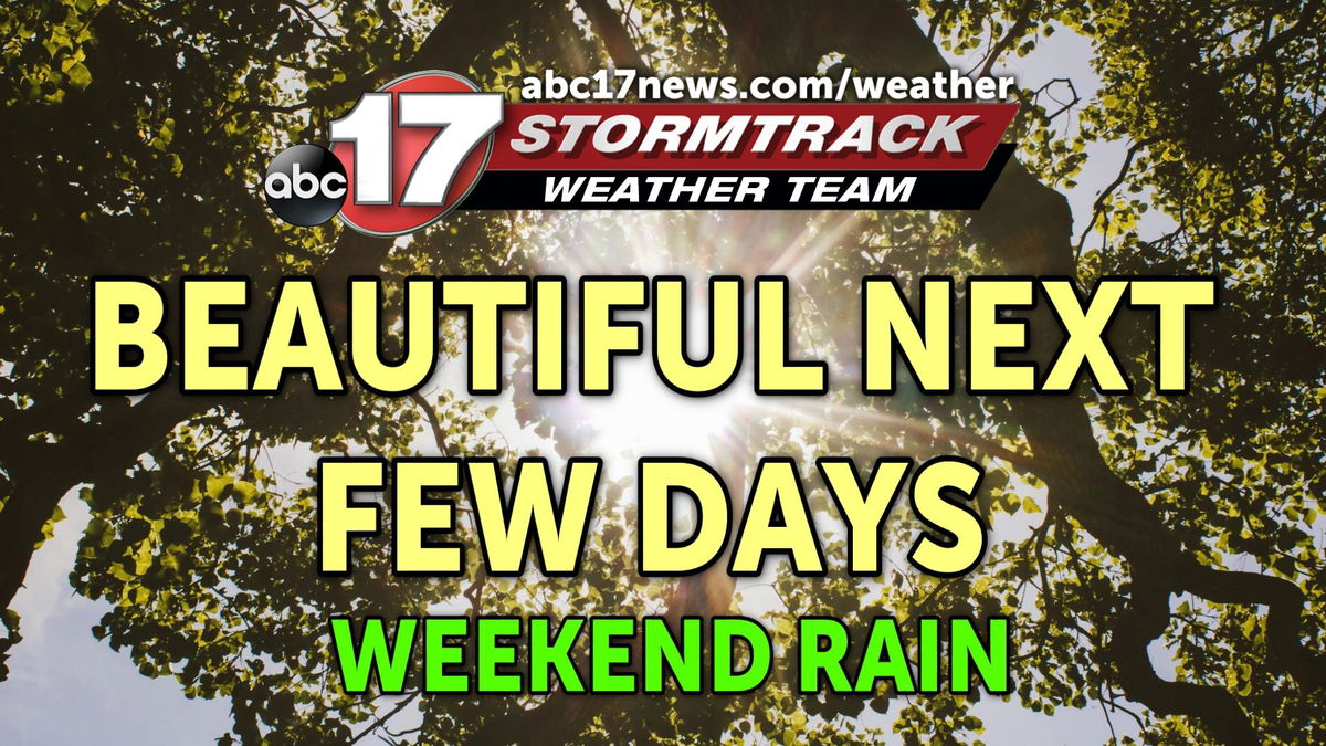 Tracking Pleasant Weather Next Few Days, Weekend Rain Chances - ABC17NEWS