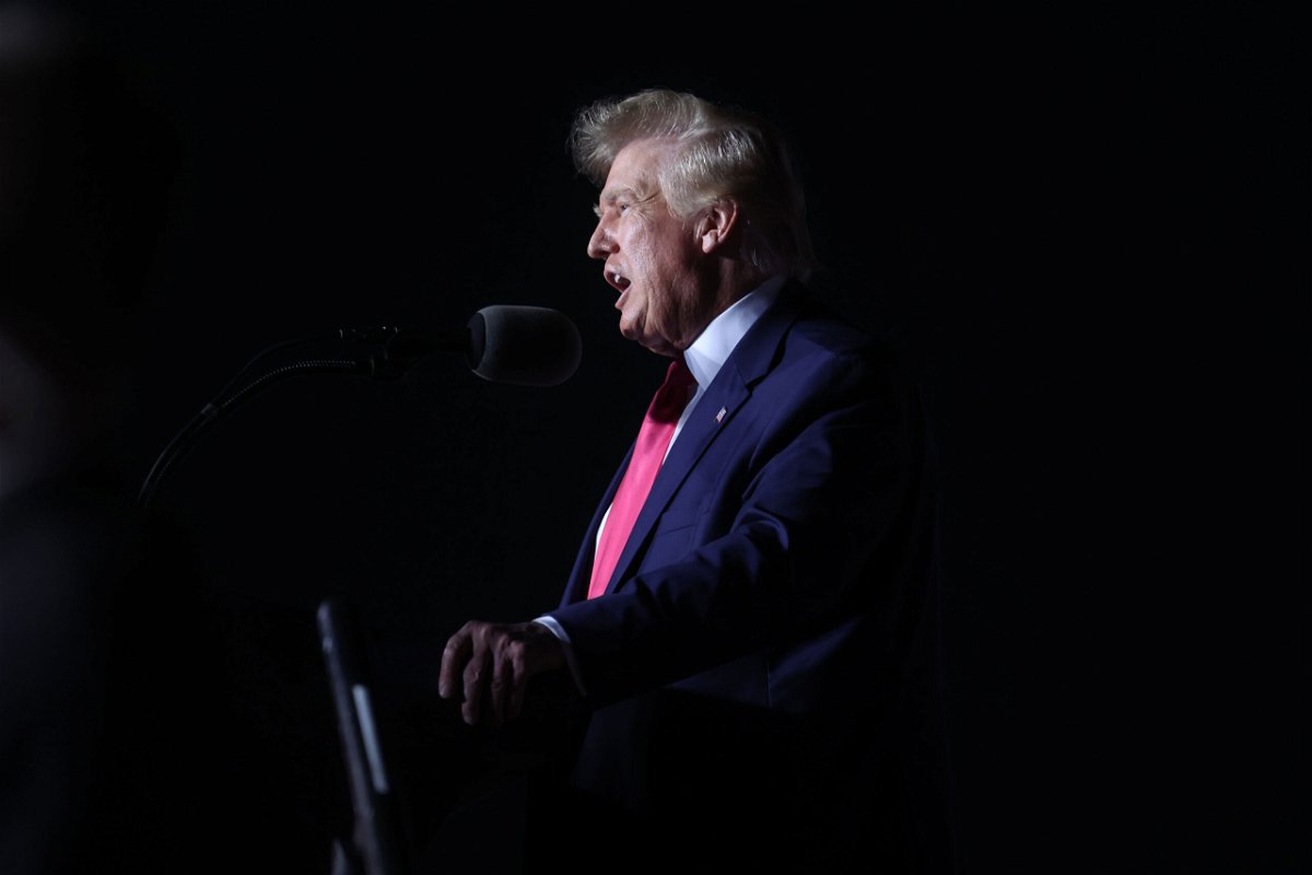 <i>Scott Olson/Getty Images</i><br/>Donald Trump is considering waiting until after the November midterms to launch a third presidential campaign as he navigates an array of legal troubles and mounting concerns that some of his hand-picked Senate candidates may be weaker than he thought.