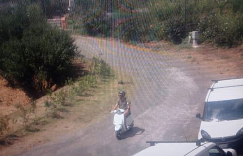 An Australian tourist drove a moped for over a mile around the ancient Campanian site of Pompeii on August 10.