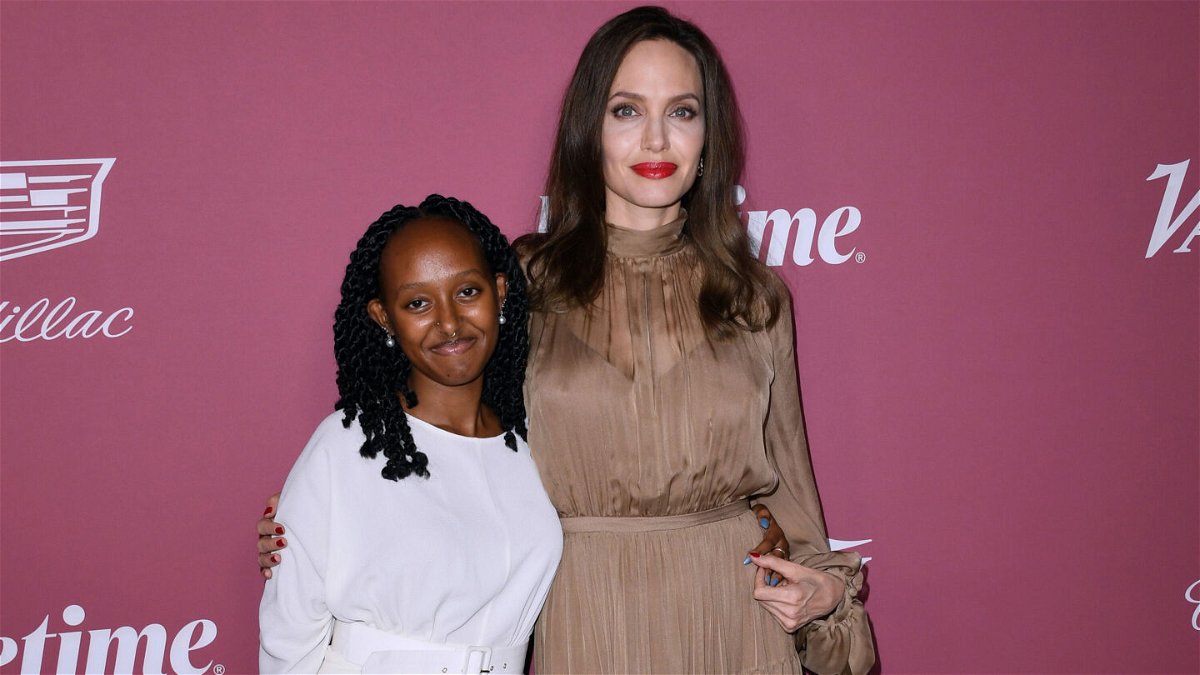 <i>Jon Kopaloff/WireImage/Getty Images</i><br/>Zahara Jolie-Pitt and Angelina Jolie attend Variety's 