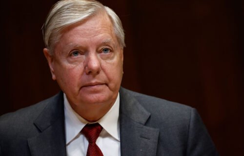A federal judge has ruled that GOP Sen. Lindsey Graham must testify before a Fulton County grand jury investigating former President Donald Trump's efforts to overturn the 2020 presidential election in Georgia. Graham is seen here in Washington on May 25.