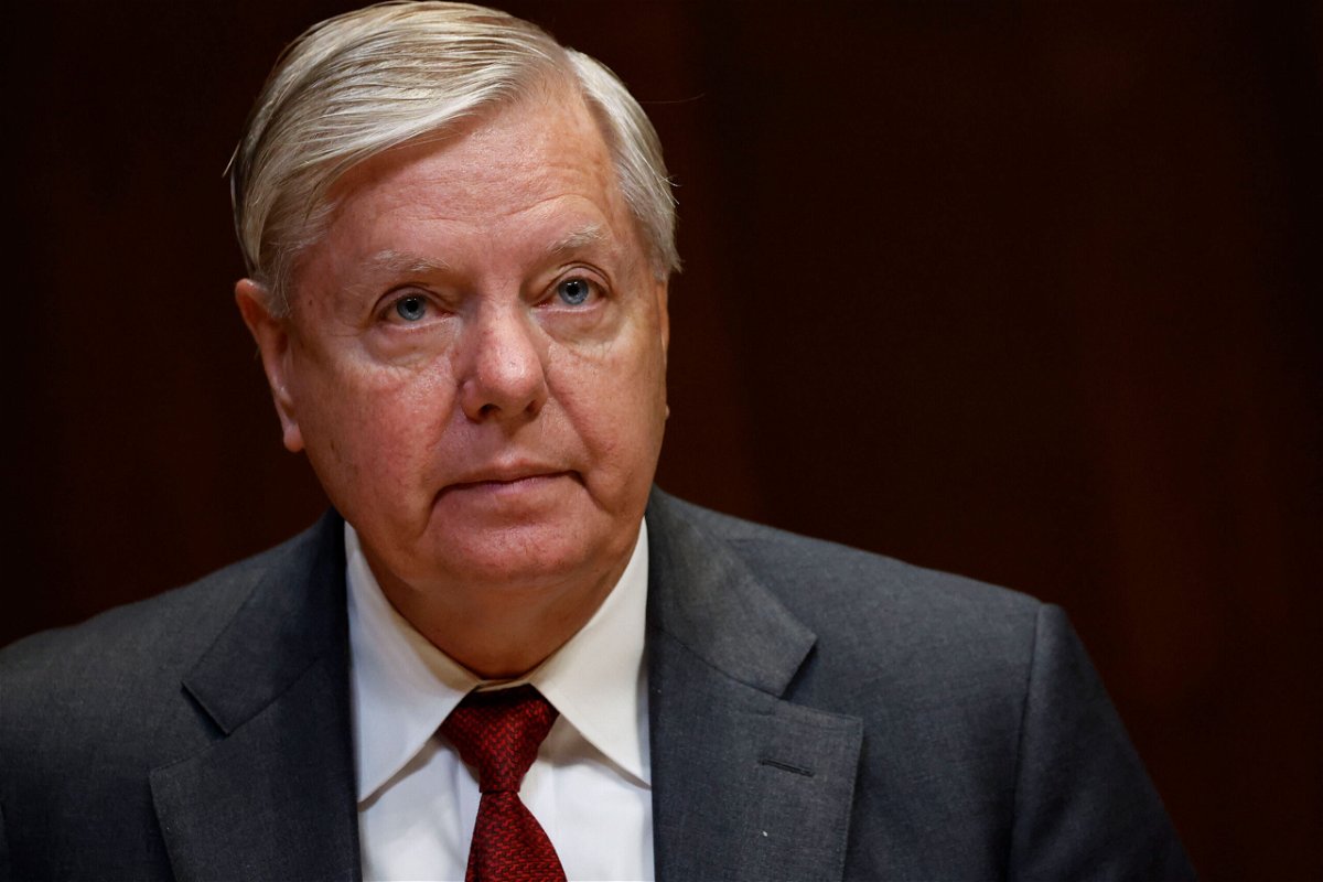 <i>Ting Shen/Pool/Getty Images</i><br/>A federal judge has ruled that GOP Sen. Lindsey Graham must testify before a Fulton County grand jury investigating former President Donald Trump's efforts to overturn the 2020 presidential election in Georgia. Graham is seen here in Washington on May 25.
