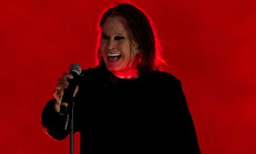 Ozzy Osbourne performs on stage during the Closing Ceremony for the 2022 Commonwealth Games on August 8.