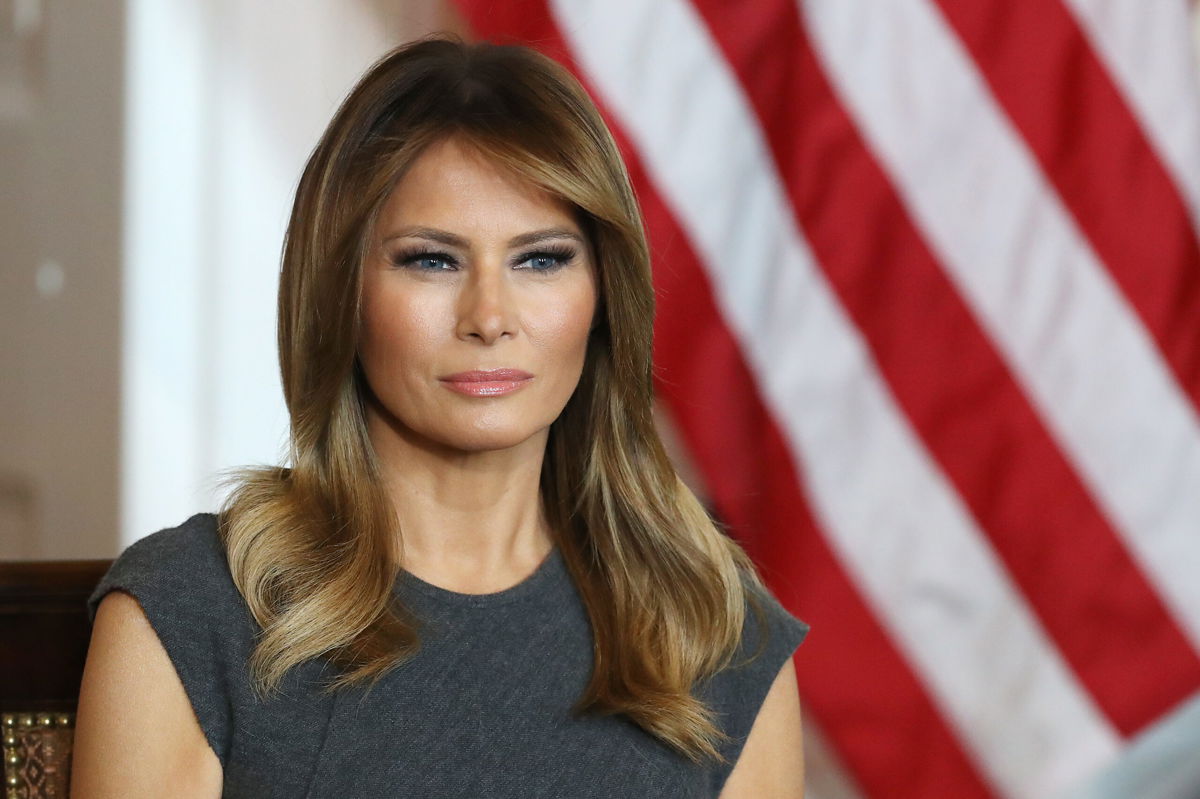 <i>Getty Images</i><br/>An 'annoyed' Melania Trump