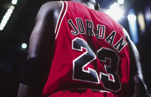 Michael Jordan of the Chicago Bulls is pictured during the 1998 NBA Finals in Salt Lake City.